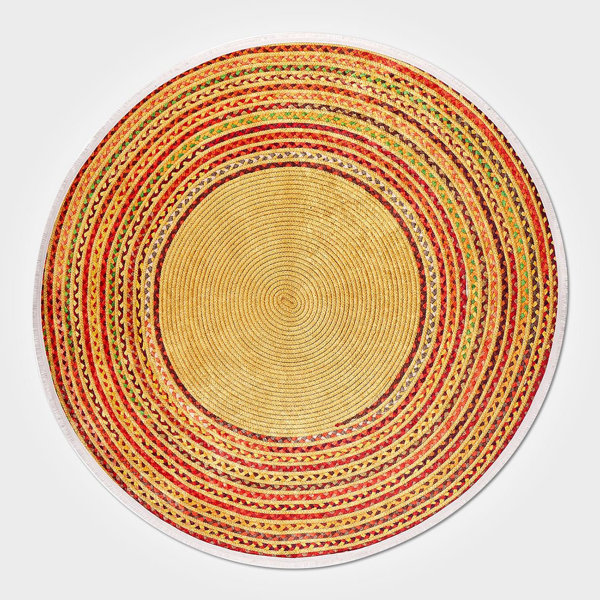 Red Barrel Studio® Cotton Machine Washable Striped Rug Wayfair